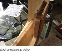 D�tail du syst�me de cloison