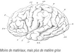 Moins de mat�riaux, mais plus de mati�re grise
