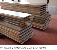 Les panneaux pr�fabriqu�s